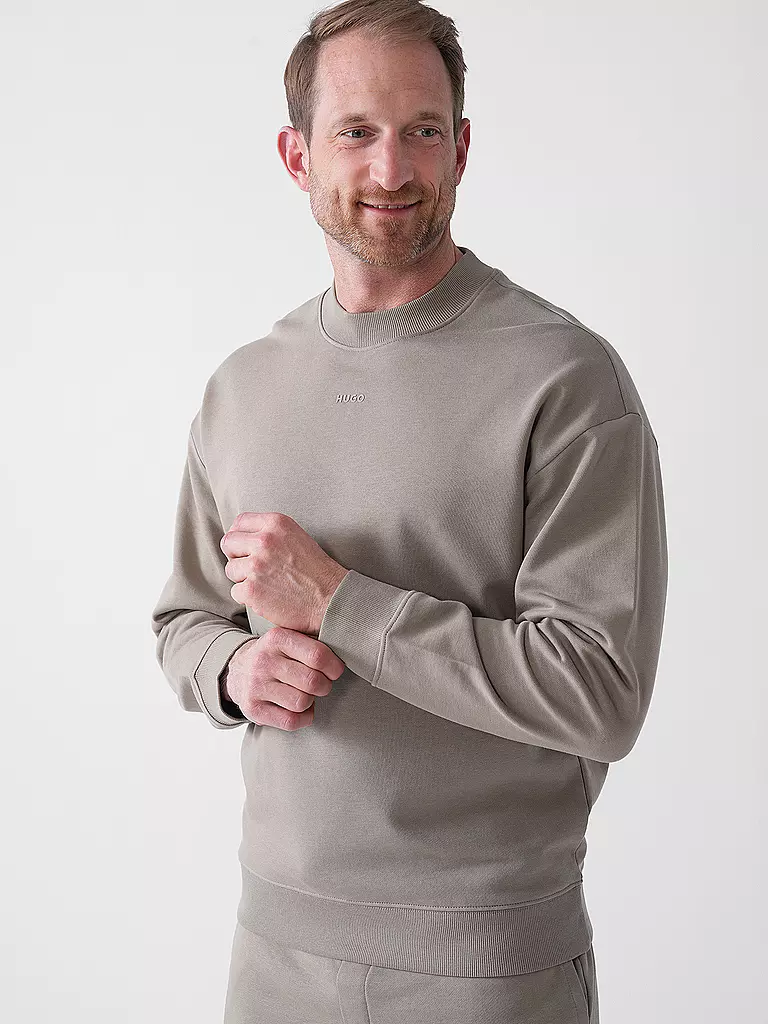 HUGO | Sweater DAPOCREW | braun