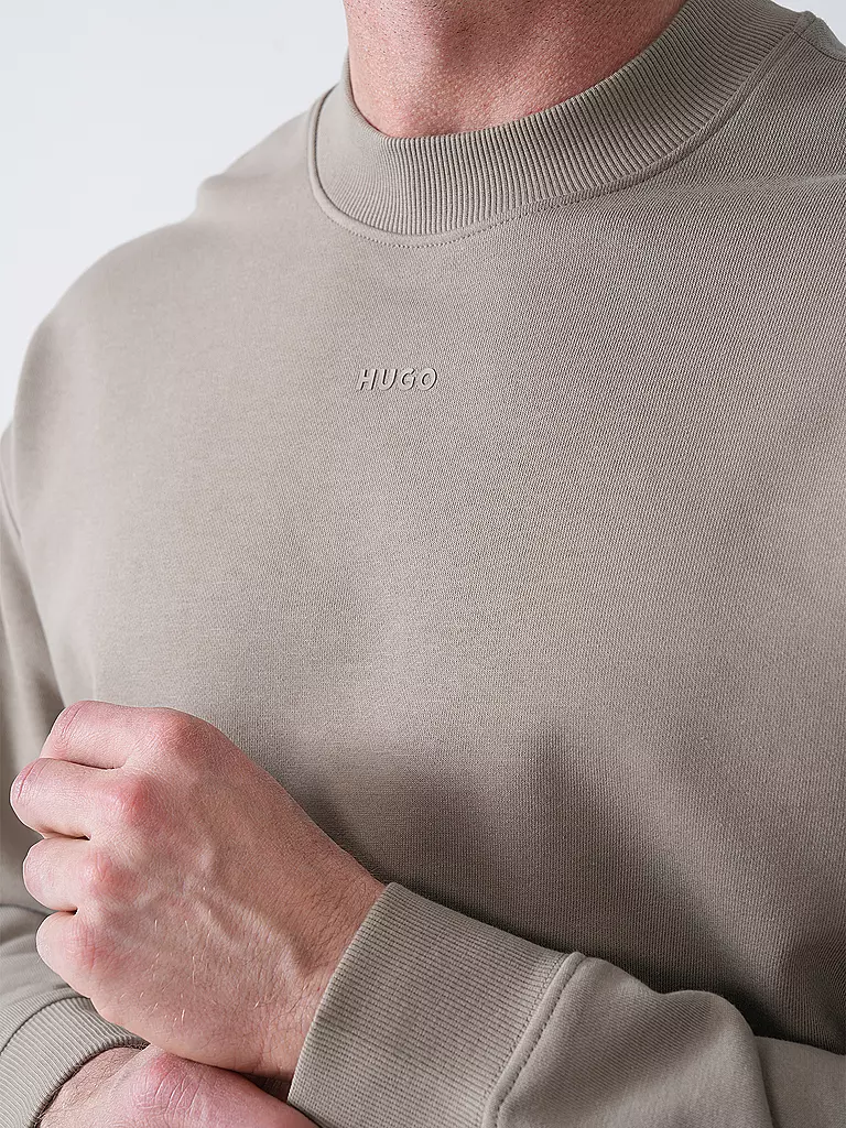 HUGO | Sweater DAPOCREW | braun
