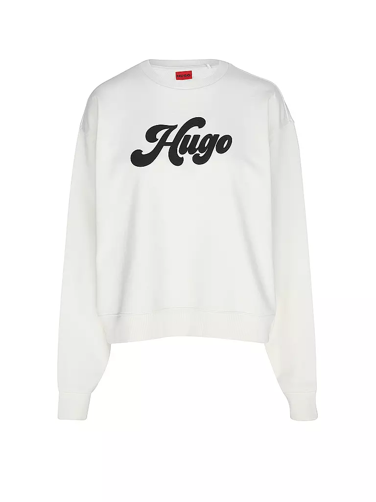 HUGO | Sweater DEROXINA | weiss