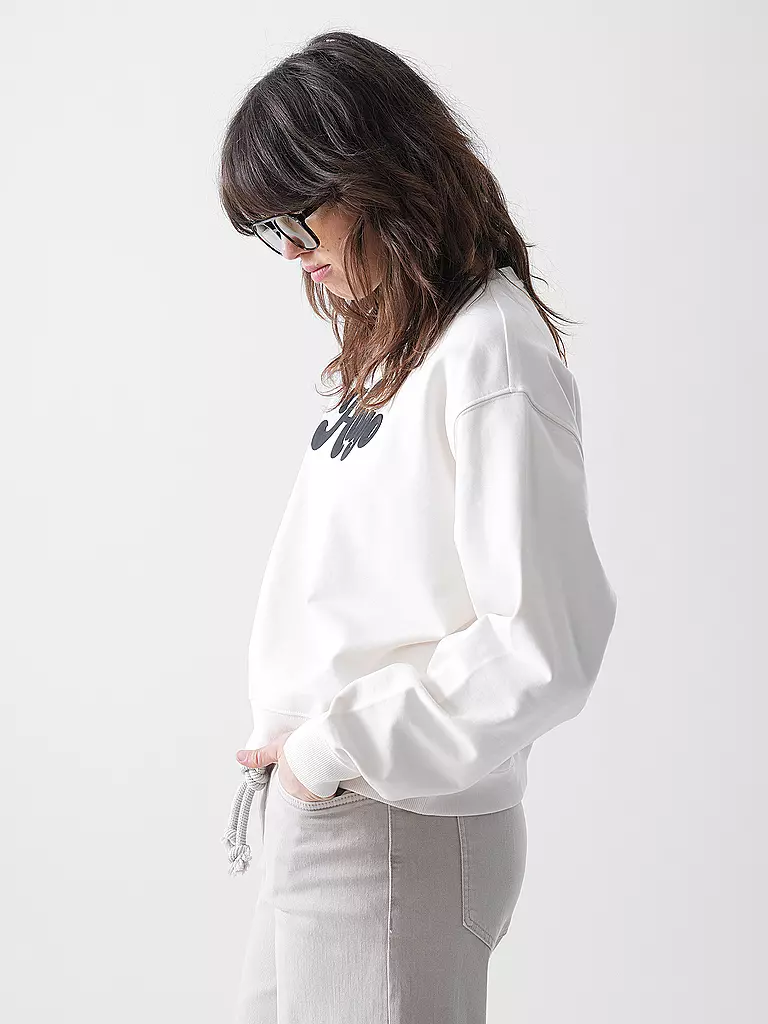 HUGO | Sweater DEROXINA | weiss