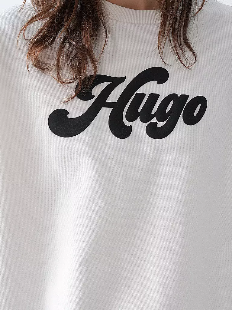 HUGO | Sweater DEROXINA | weiss