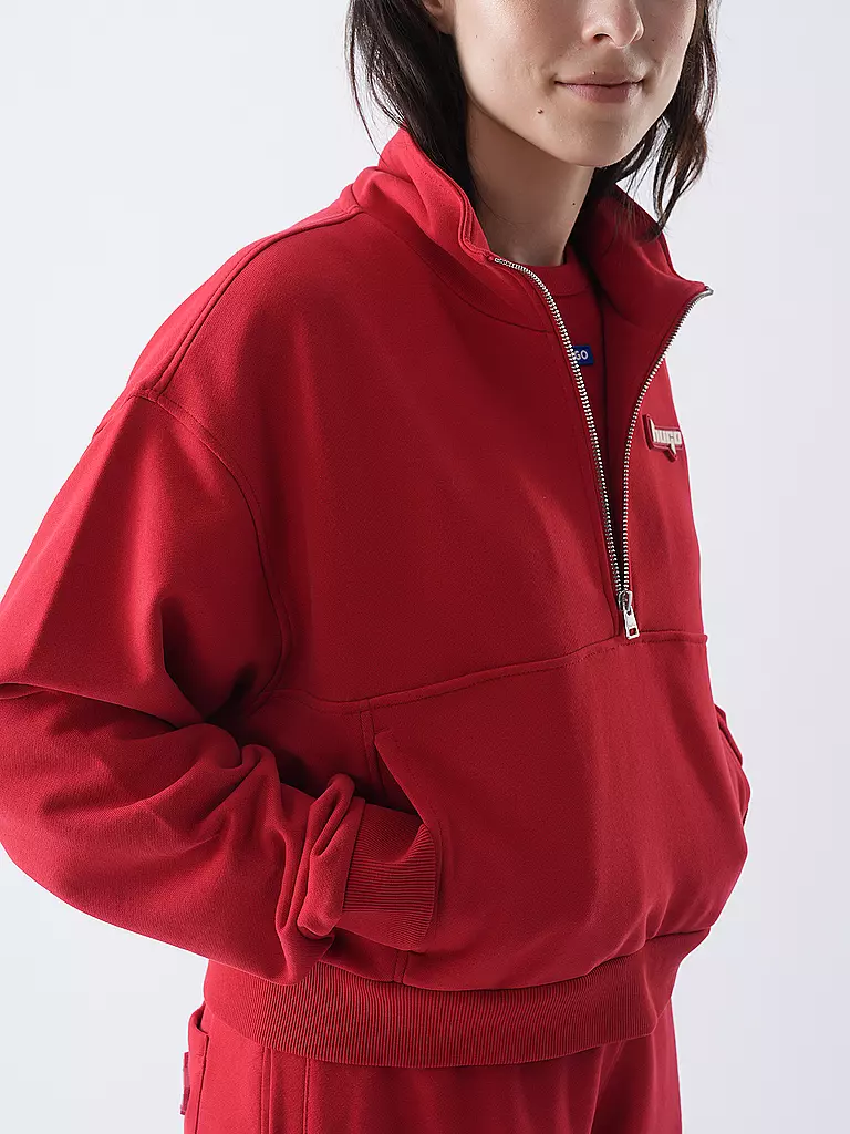 HUGO | Sweater DORATA_B | rot