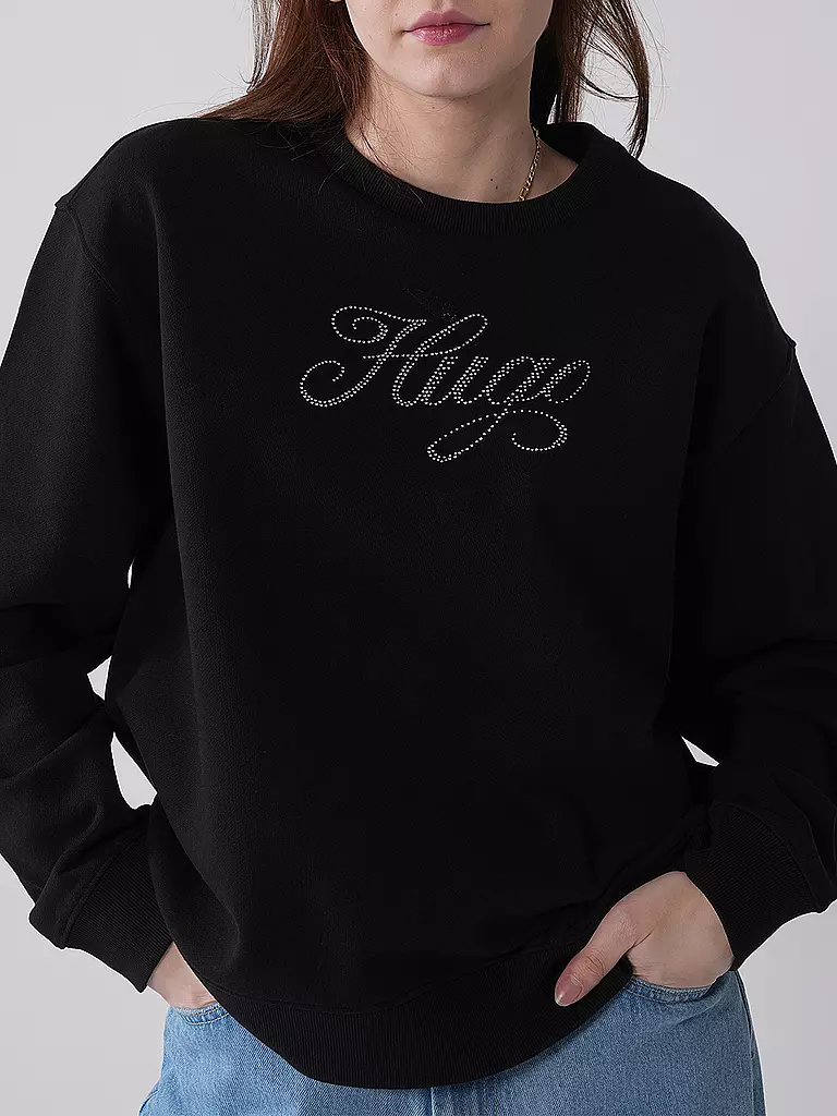 HUGO | Sweater | schwarz