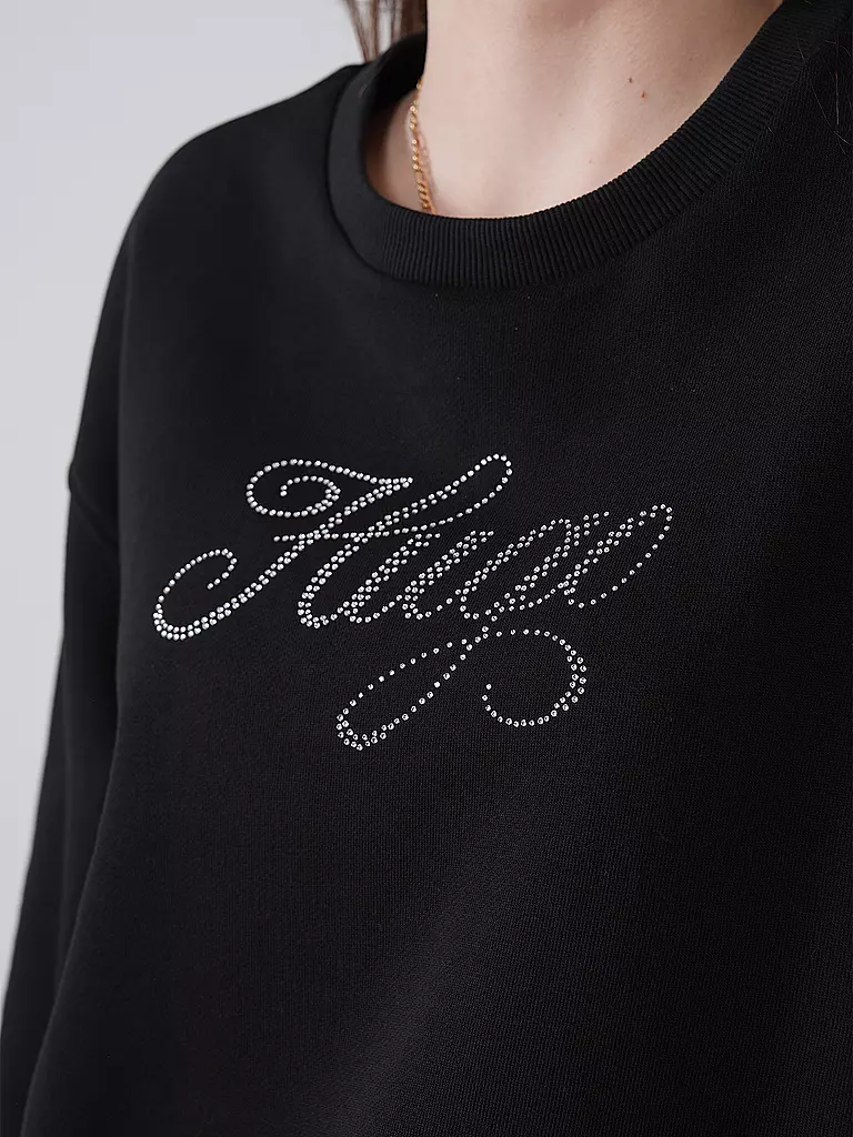 HUGO | Sweater | schwarz