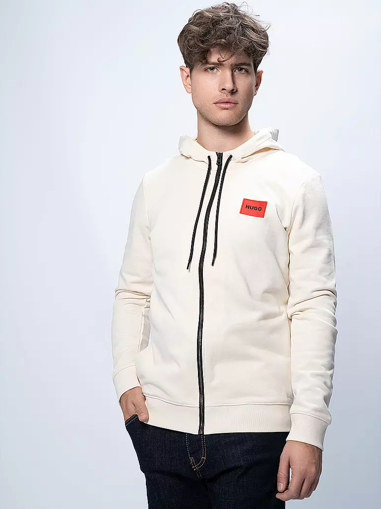 HUGO | Sweatjacke DAPLE | creme
