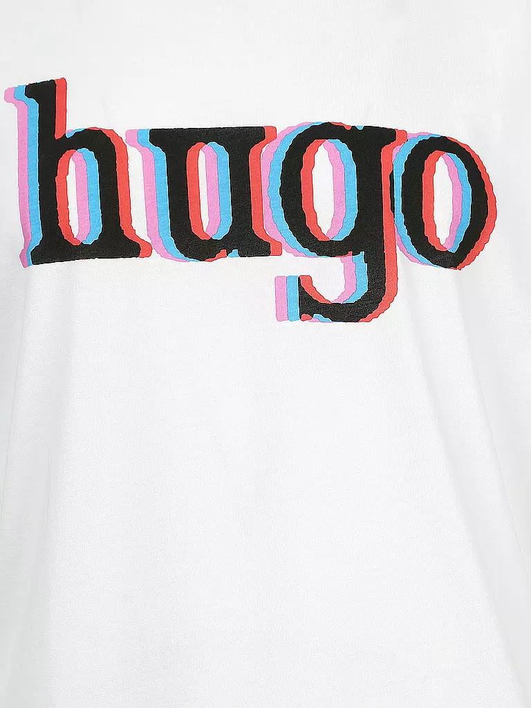 HUGO | T Shirt " Dontrol " | weiss