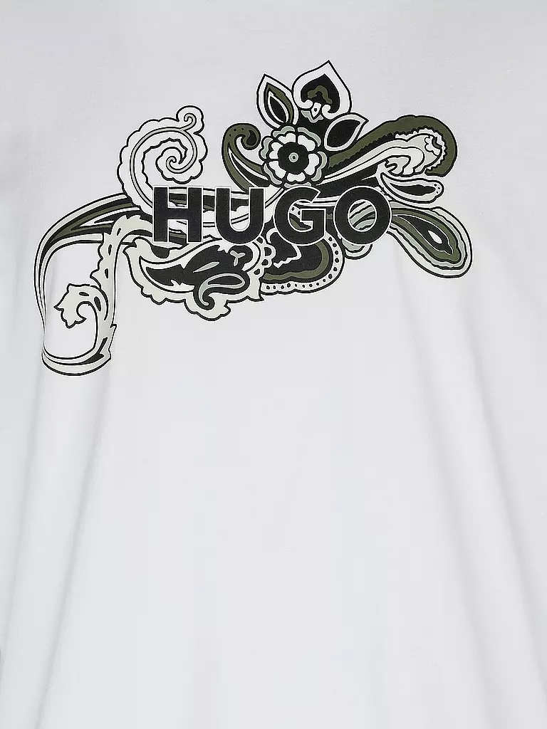 HUGO | T-Shirt  | weiss