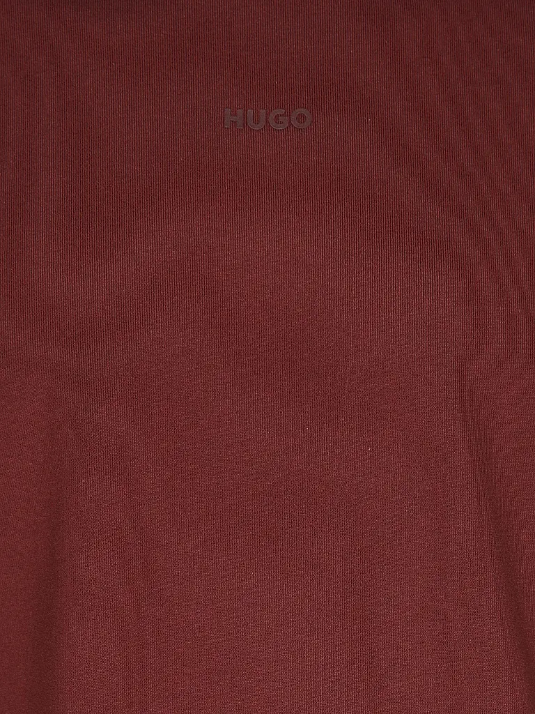 HUGO | T-Shirt  | dunkelrot