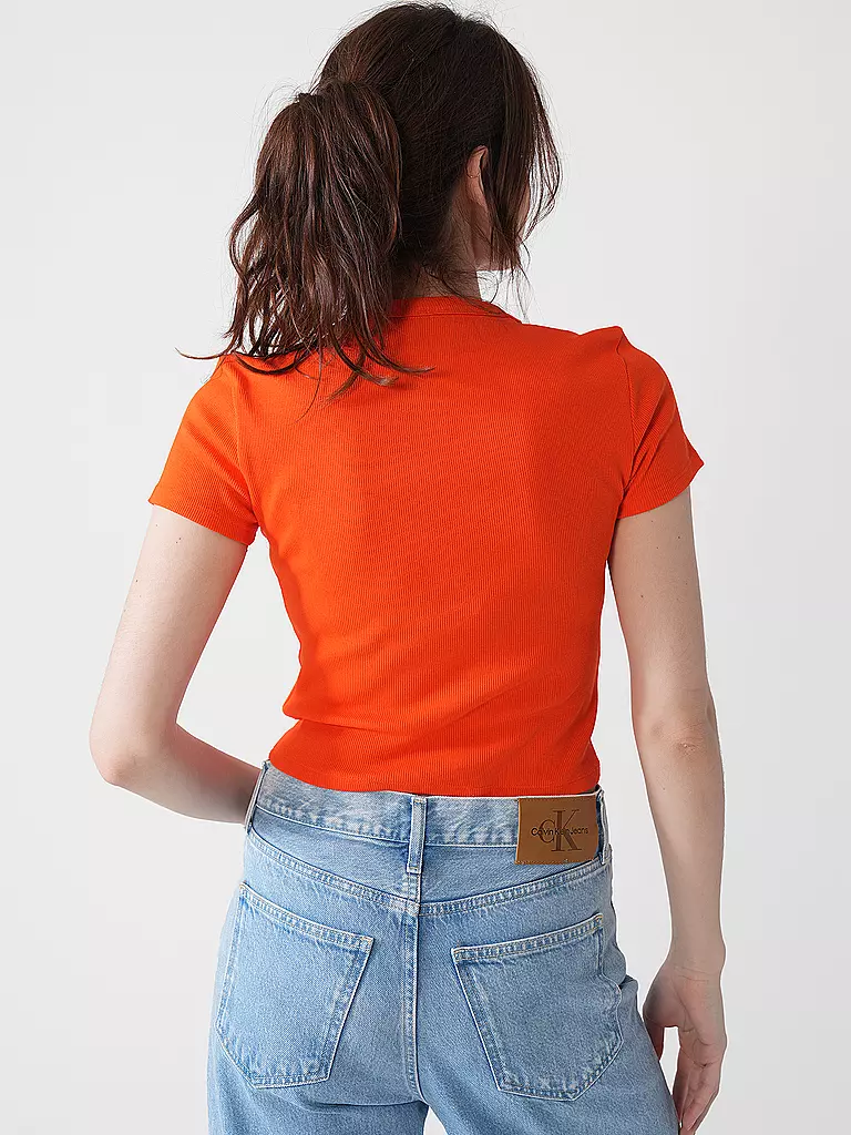 HUGO | T-Shirt Cropped Fit | hellgrün