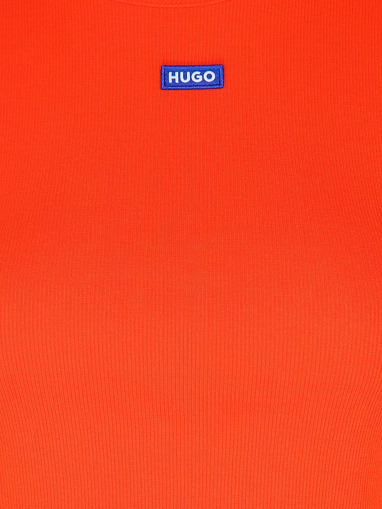 HUGO | T-Shirt Cropped Fit | hellgrün