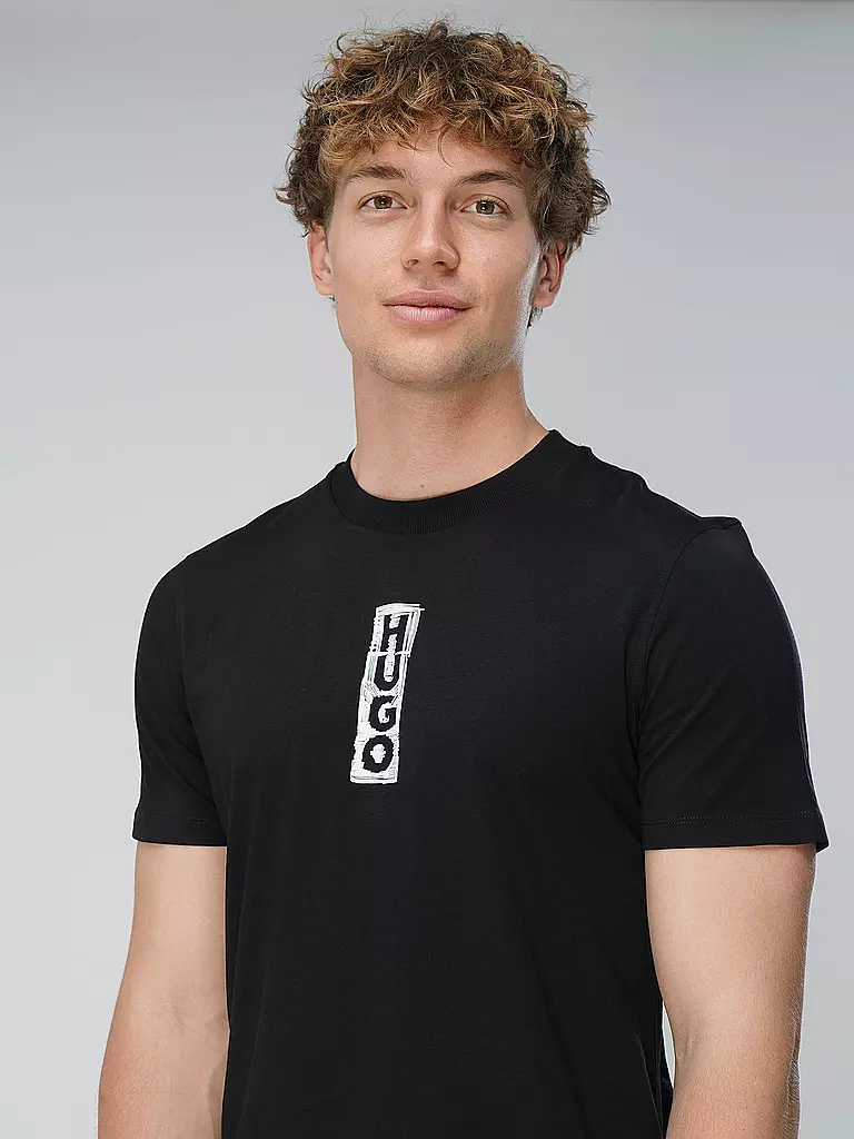 HUGO | T-Shirt DALBULA | schwarz