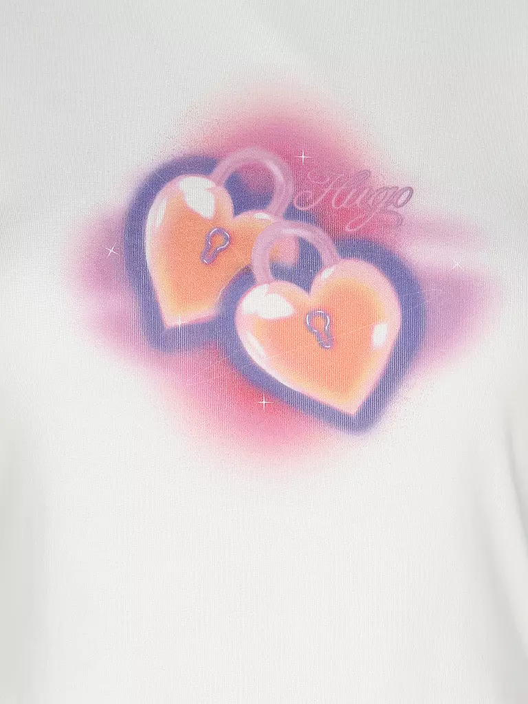 HUGO | T-Shirt DALIA_B_1 | weiss