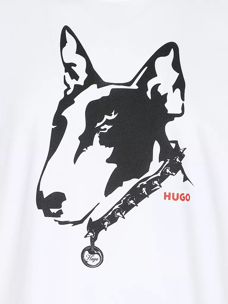 HUGO | T-Shirt DAMMOCK | weiss