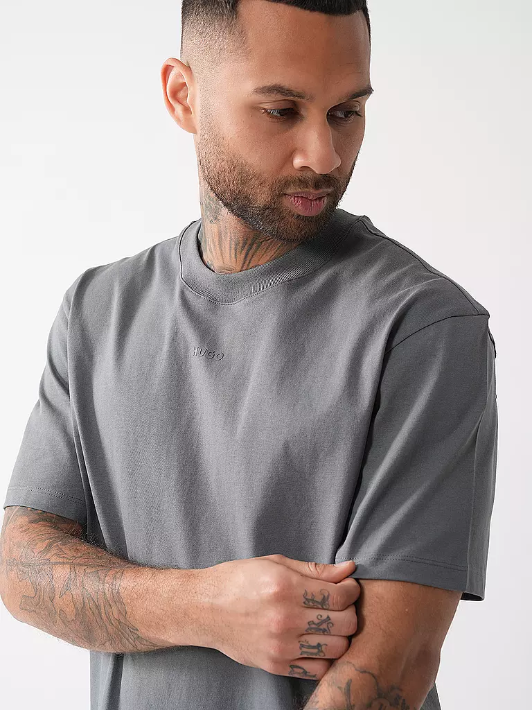HUGO | T-Shirt DAPOLINO | grau
