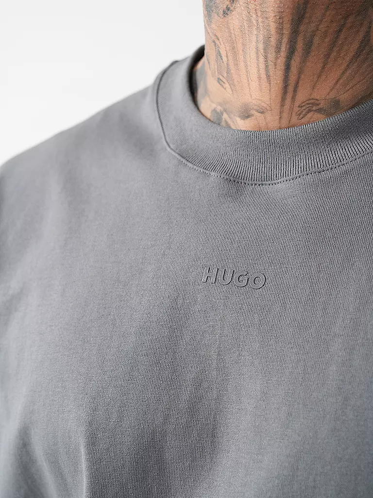 HUGO | T-Shirt DAPOLINO | grau
