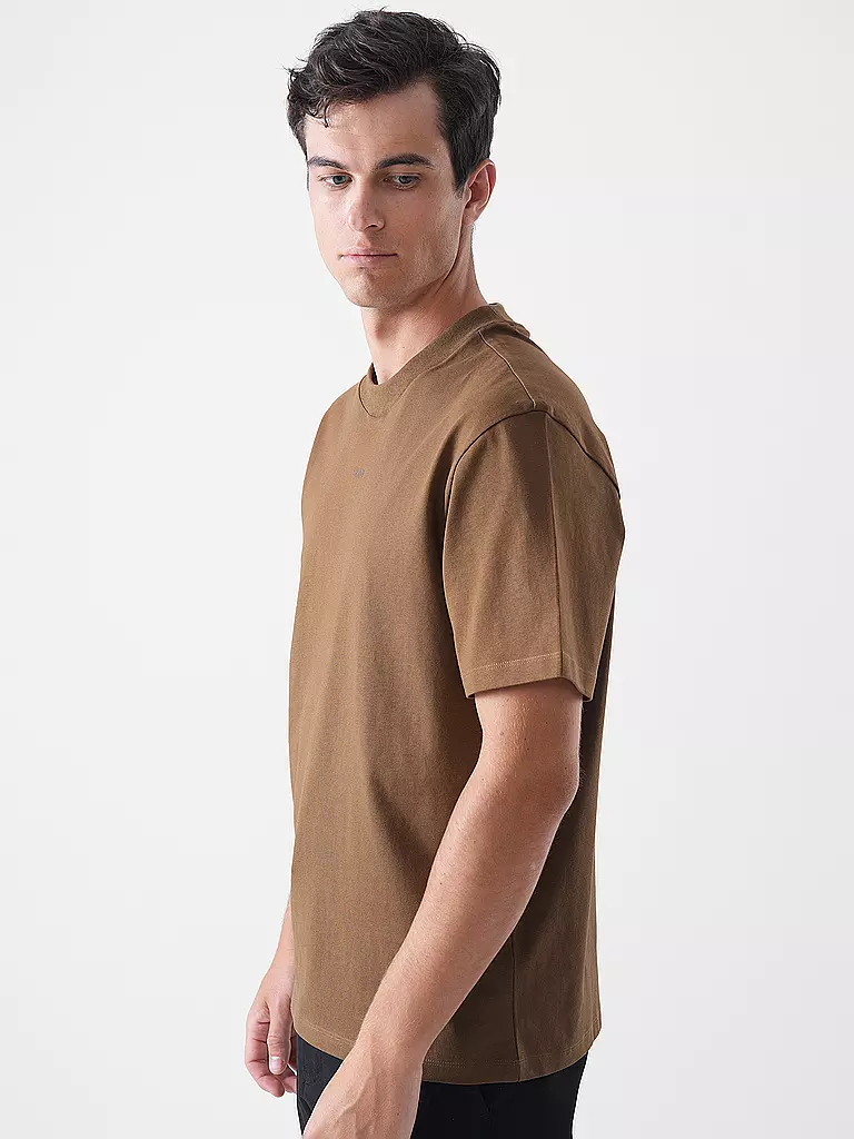 HUGO | T-Shirt DAPOLINO | braun