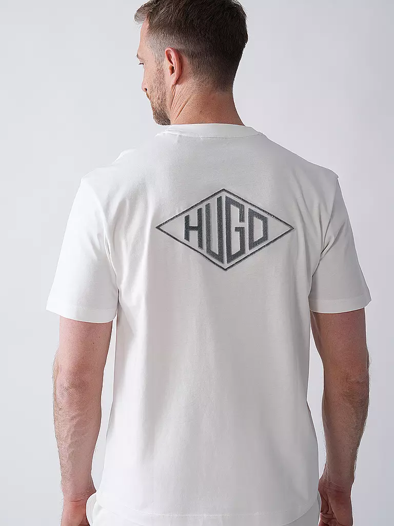 HUGO | T-Shirt DARUNU | weiss