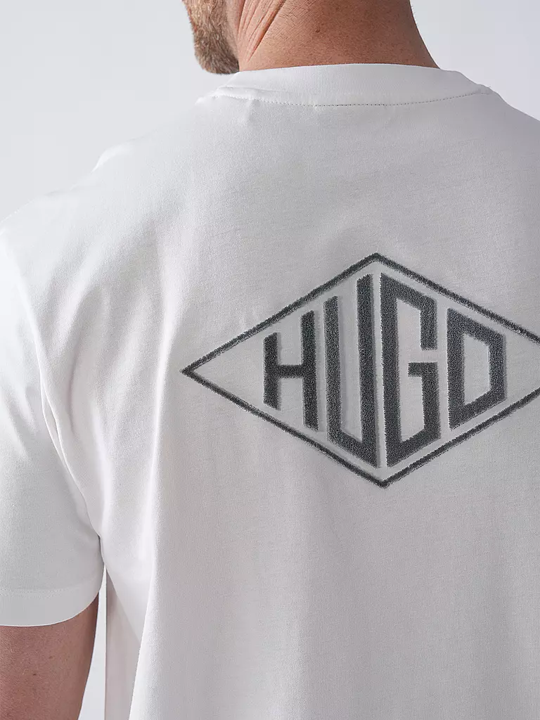 HUGO | T-Shirt DARUNU | weiss