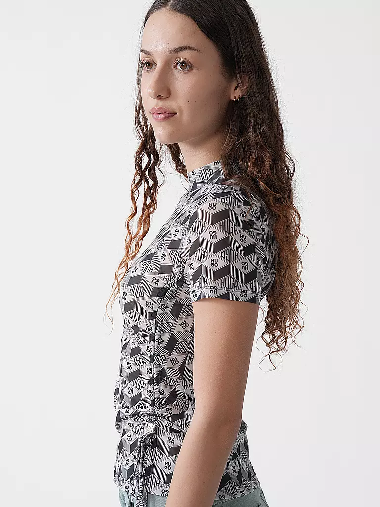 HUGO | T-Shirt DASTORIA | silber
