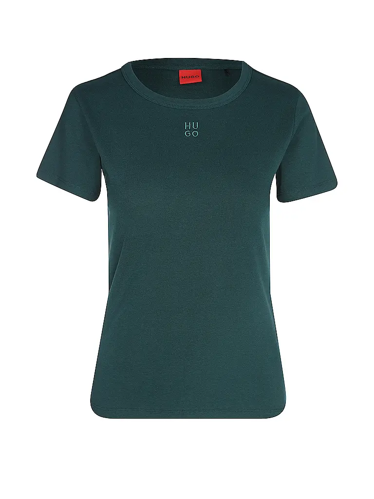 HUGO | T-Shirt DELORIS | dunkelgrün