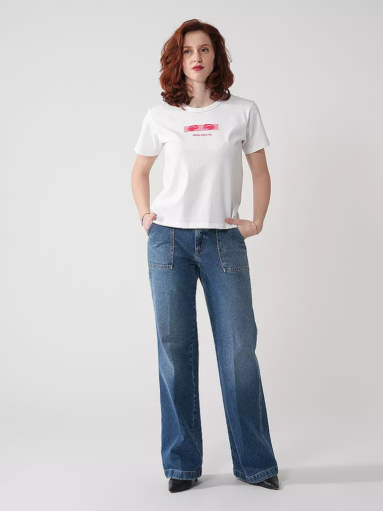 HUGO | T-Shirt DESTREL | weiss