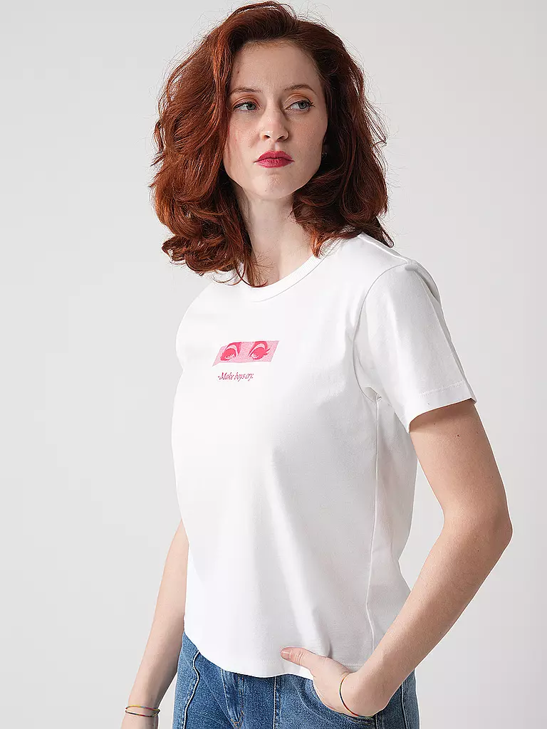 HUGO | T-Shirt DESTREL | weiss