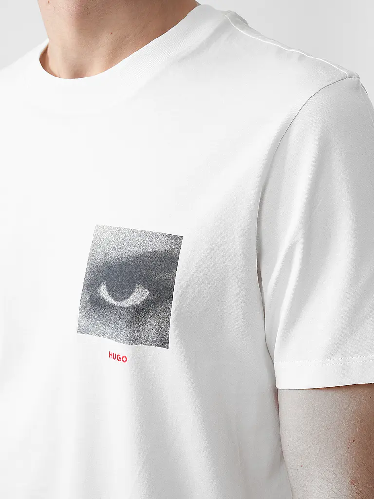 HUGO | T-Shirt DEYSS  | Weiss