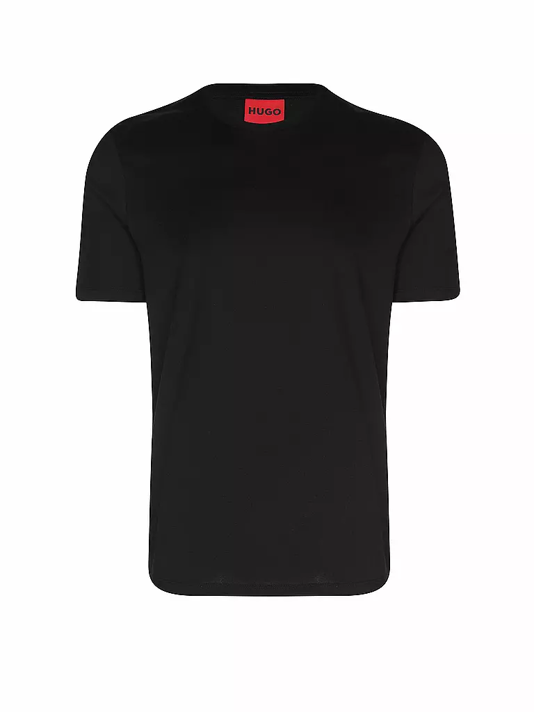 HUGO | T-Shirt DIMERSTEE | schwarz