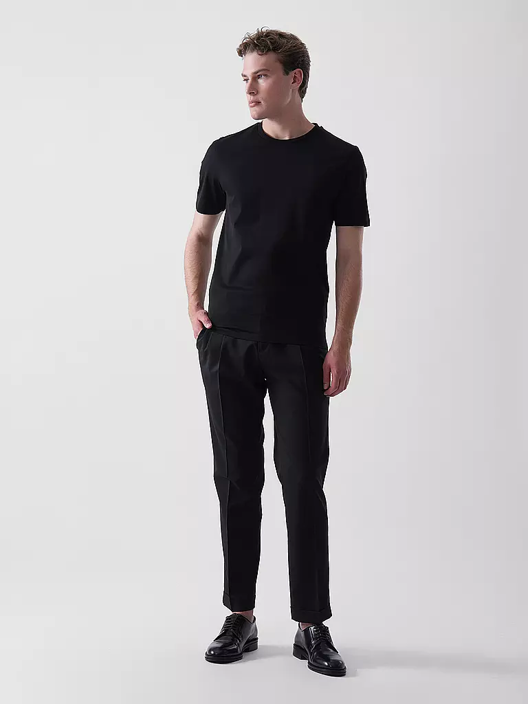 HUGO | T-Shirt DIMERSTEE | schwarz