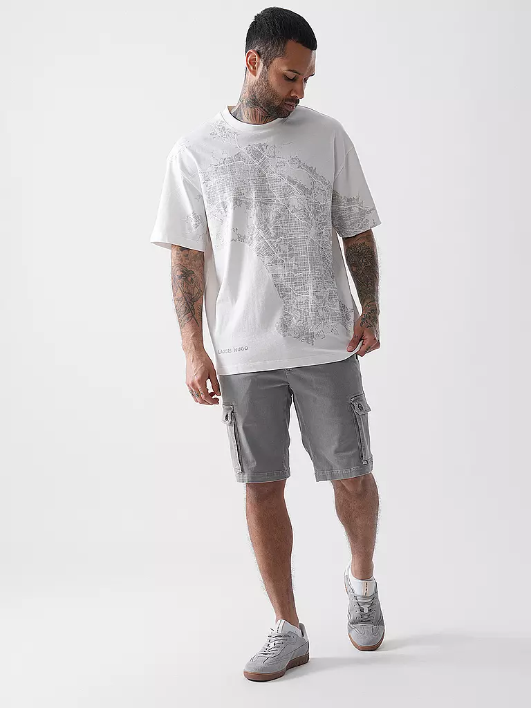 HUGO | T-Shirt DUGLOW | weiss
