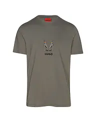 HUGO | T-Shirt DUGOLINI  | grau