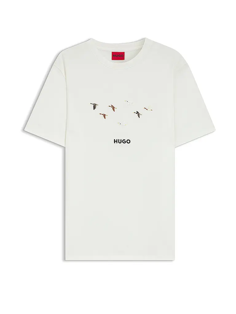 HUGO | T-Shirt DUGOLINI  | creme