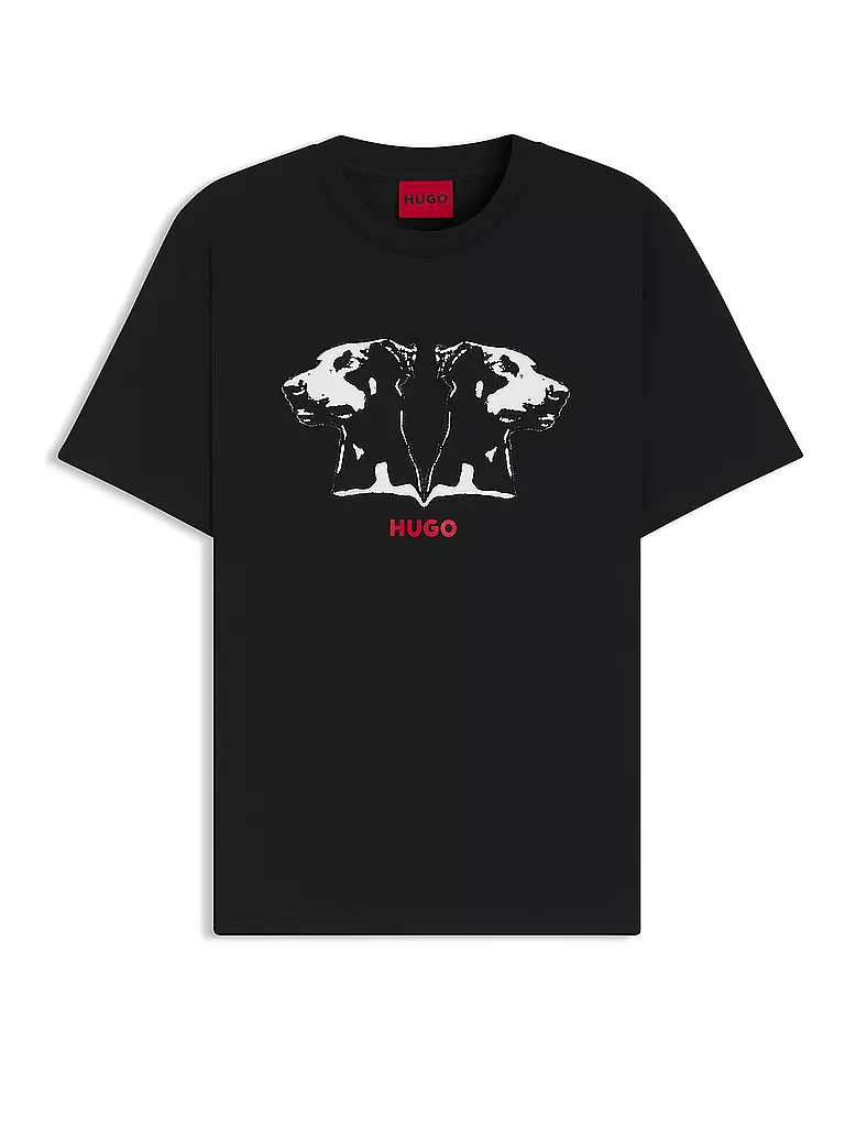 HUGO | T-Shirt DULIVIO | schwarz