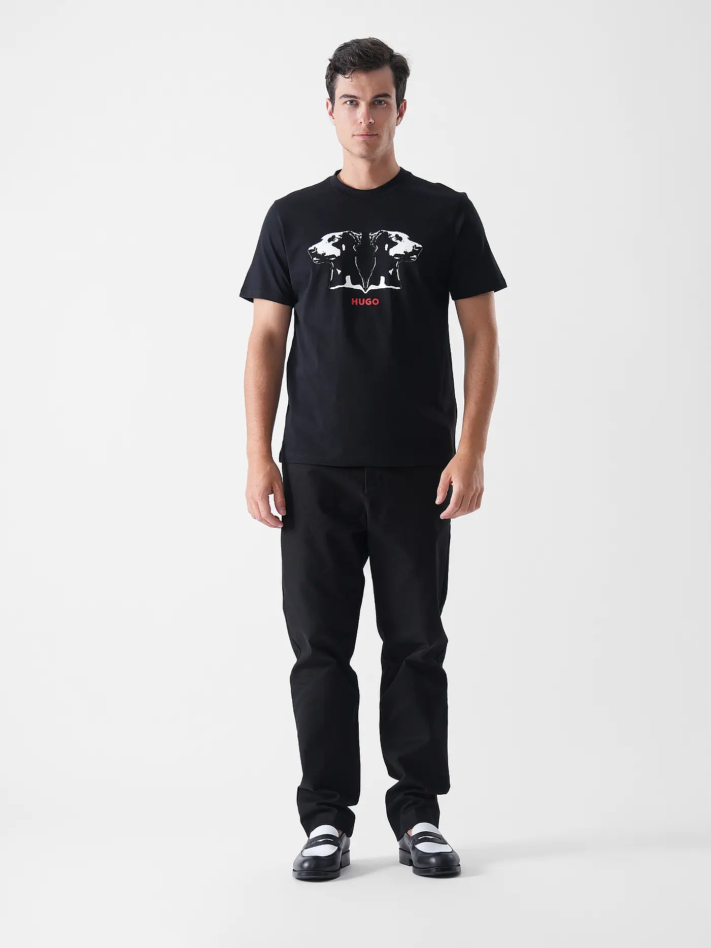 HUGO | T-Shirt DULIVIO | schwarz