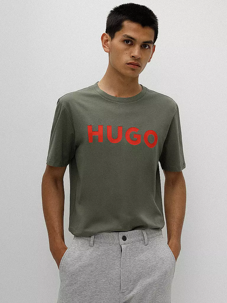 HUGO | T-Shirt DULIVIO | grün