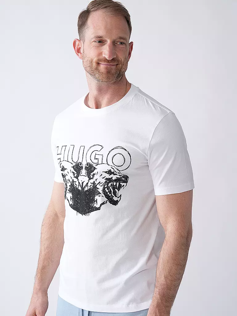 HUGO | T-Shirt DURRO | weiss