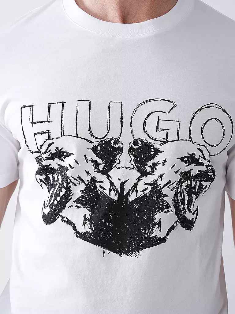 HUGO | T-Shirt DURRO | weiss