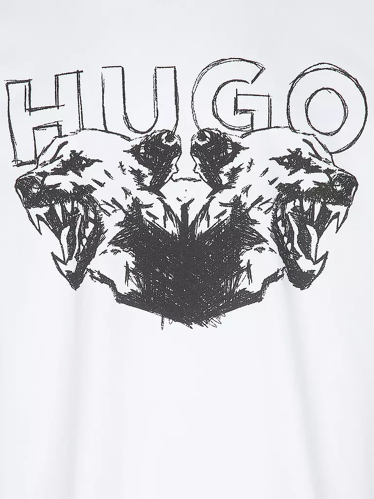 HUGO | T-Shirt DURRO | weiss