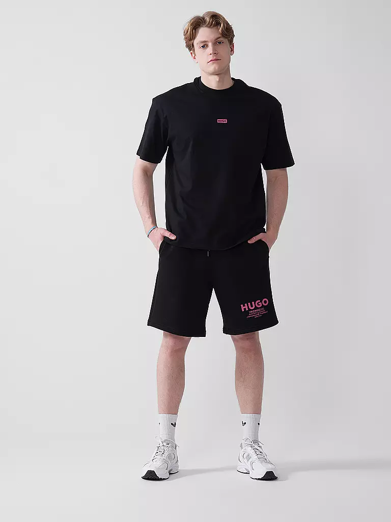 HUGO | T-Shirt NALONO | schwarz