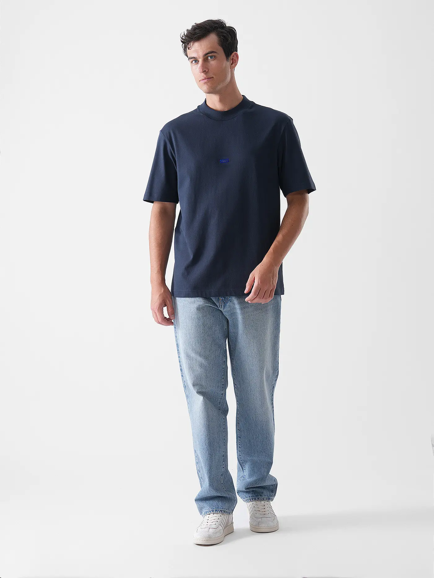 HUGO | T-Shirt NIEROS | dunkelblau