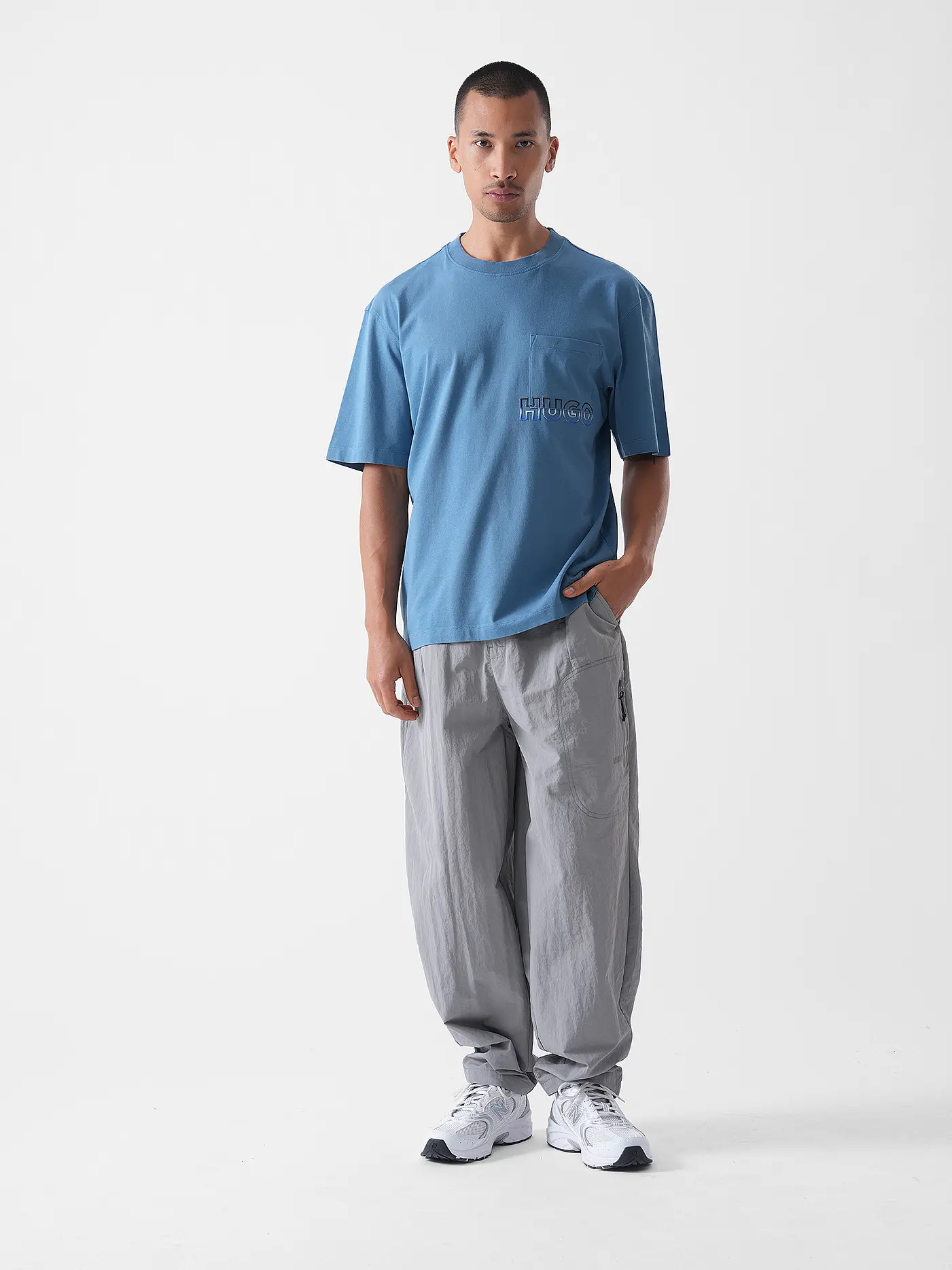 HUGO | T-Shirt NOGOSTE | blau