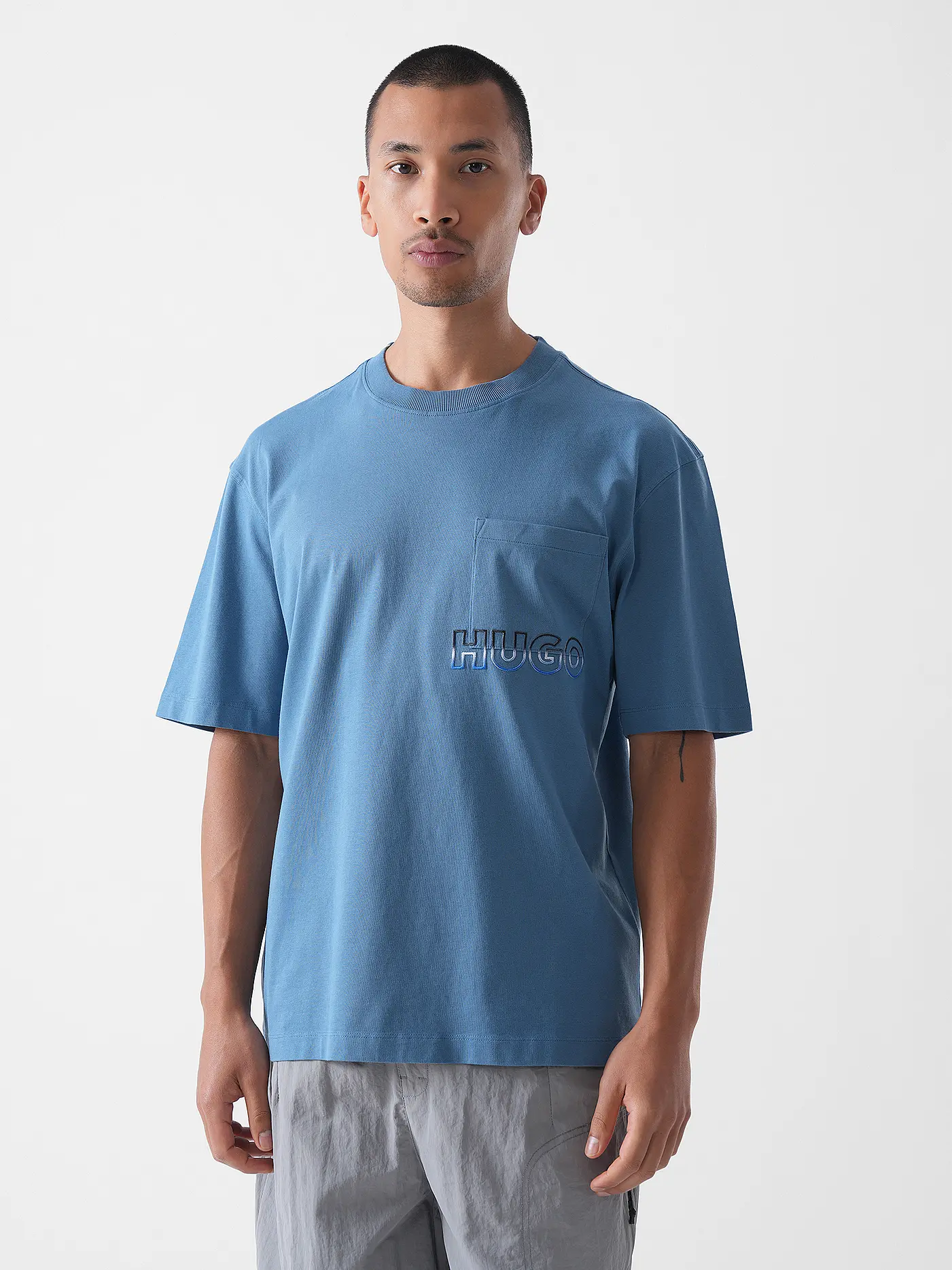 HUGO | T-Shirt NOGOSTE | blau
