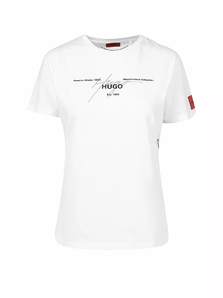 HUGO | T-Shirt The Regular Tee | weiß