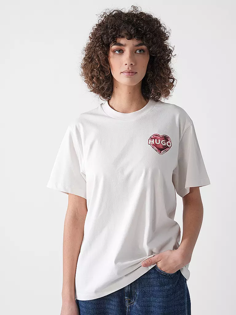 HUGO | T-Shirt VINTAGE | weiss