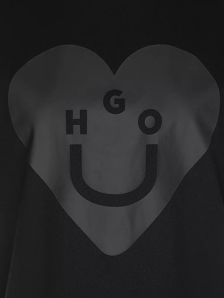 HUGO | T-Shirt VINTAGE | schwarz