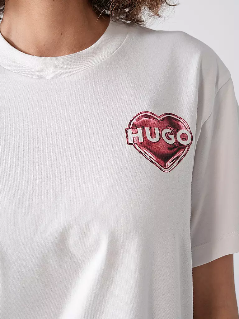HUGO | T-Shirt VINTAGE | weiss