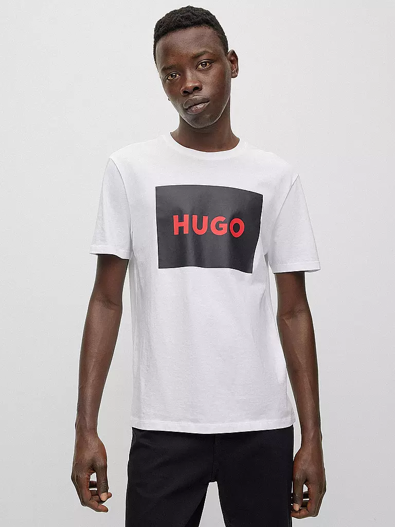 HUGO | T-Shirt | weiss