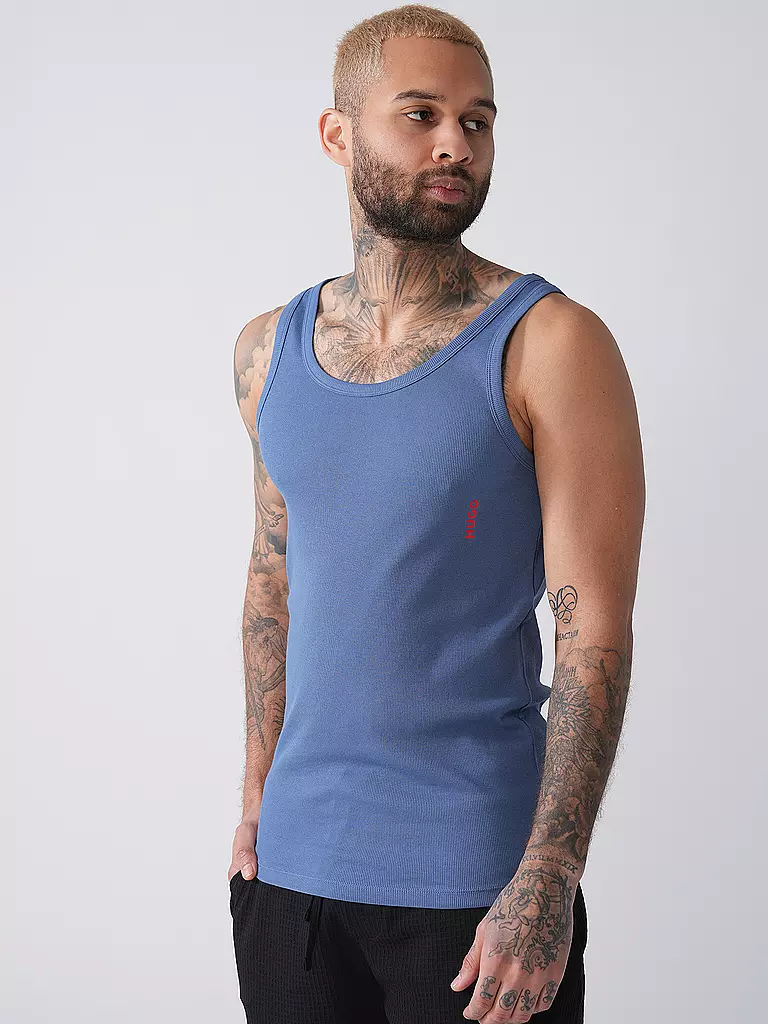 HUGO | Tanktop 2er Pkg. open miscellaneous | blau