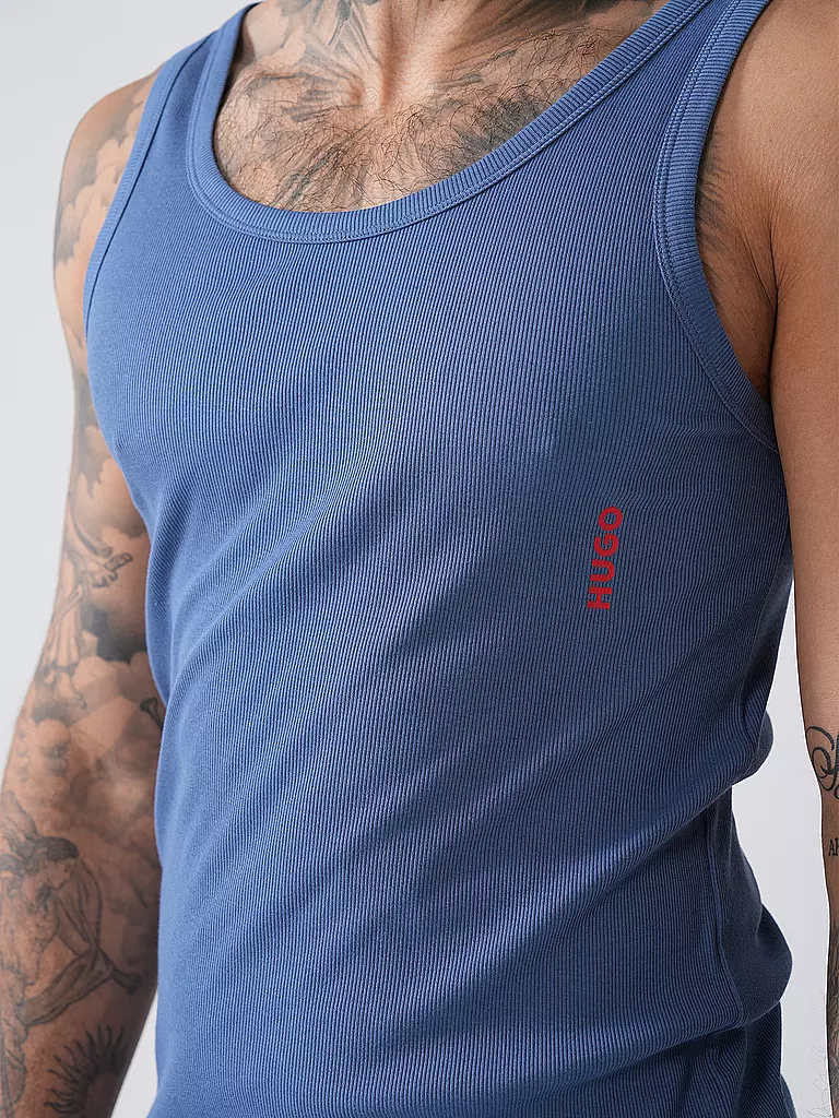 HUGO | Tanktop 2er Pkg. open miscellaneous | blau