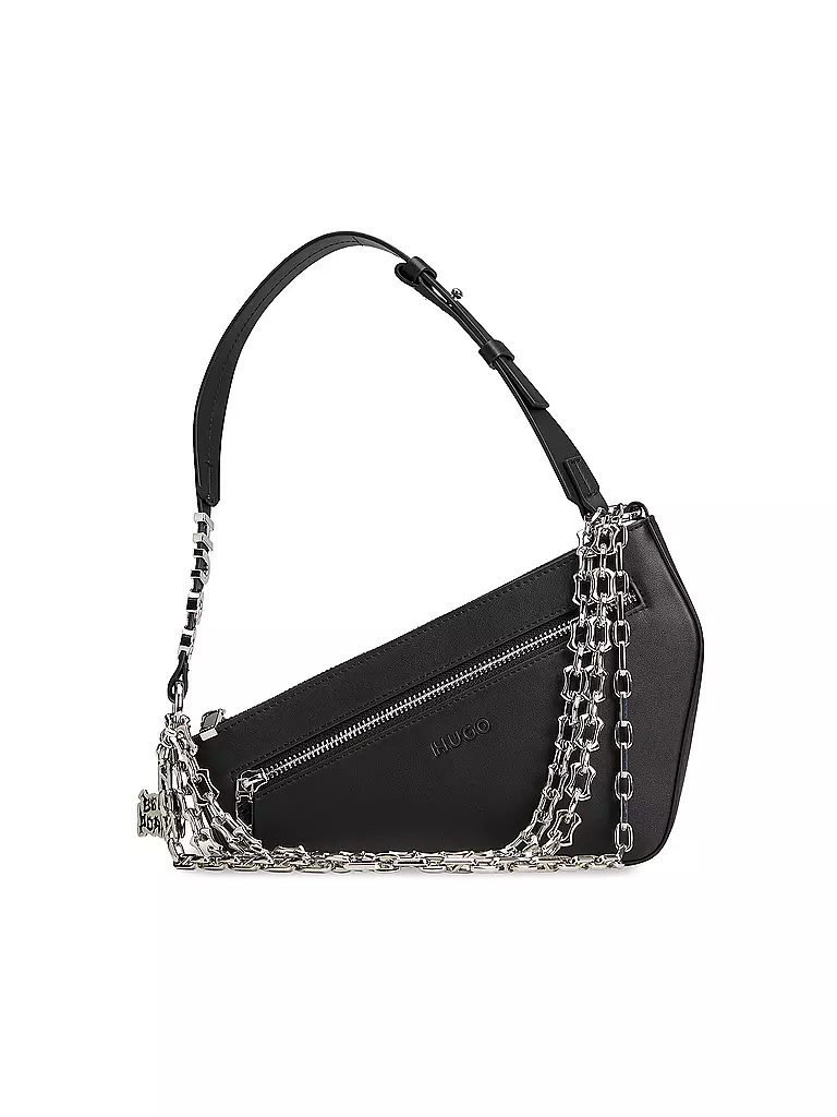 HUGO | Tasche - Umhängetasche MEL SADDLE | schwarz